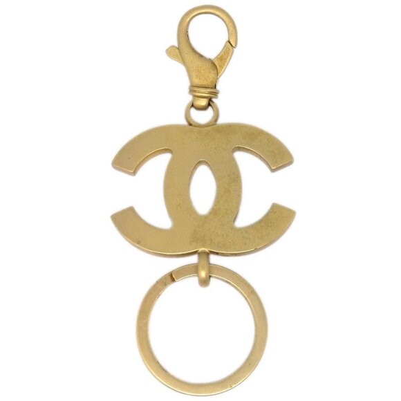 Chanel Gold Key Holder Bag Charm Small Good 03P - Picture 1 of 4
